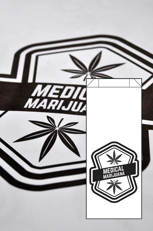 Dispensary Bag Design #12, paper bag, SKU DS-12