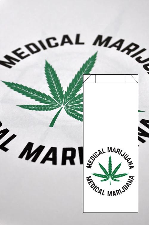 Dispensary Bag Design #18, paper bag, SKU DS-18