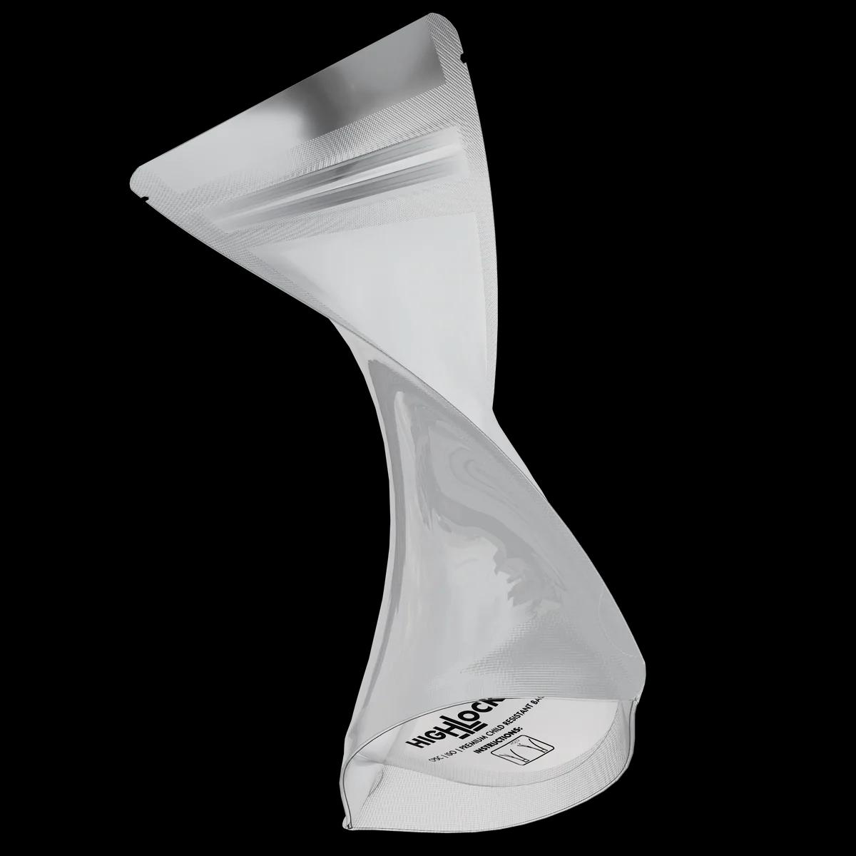 1/4 oz CR Exit Bag Gloss White/Clear, cr exit gloss white/clear mylar bag