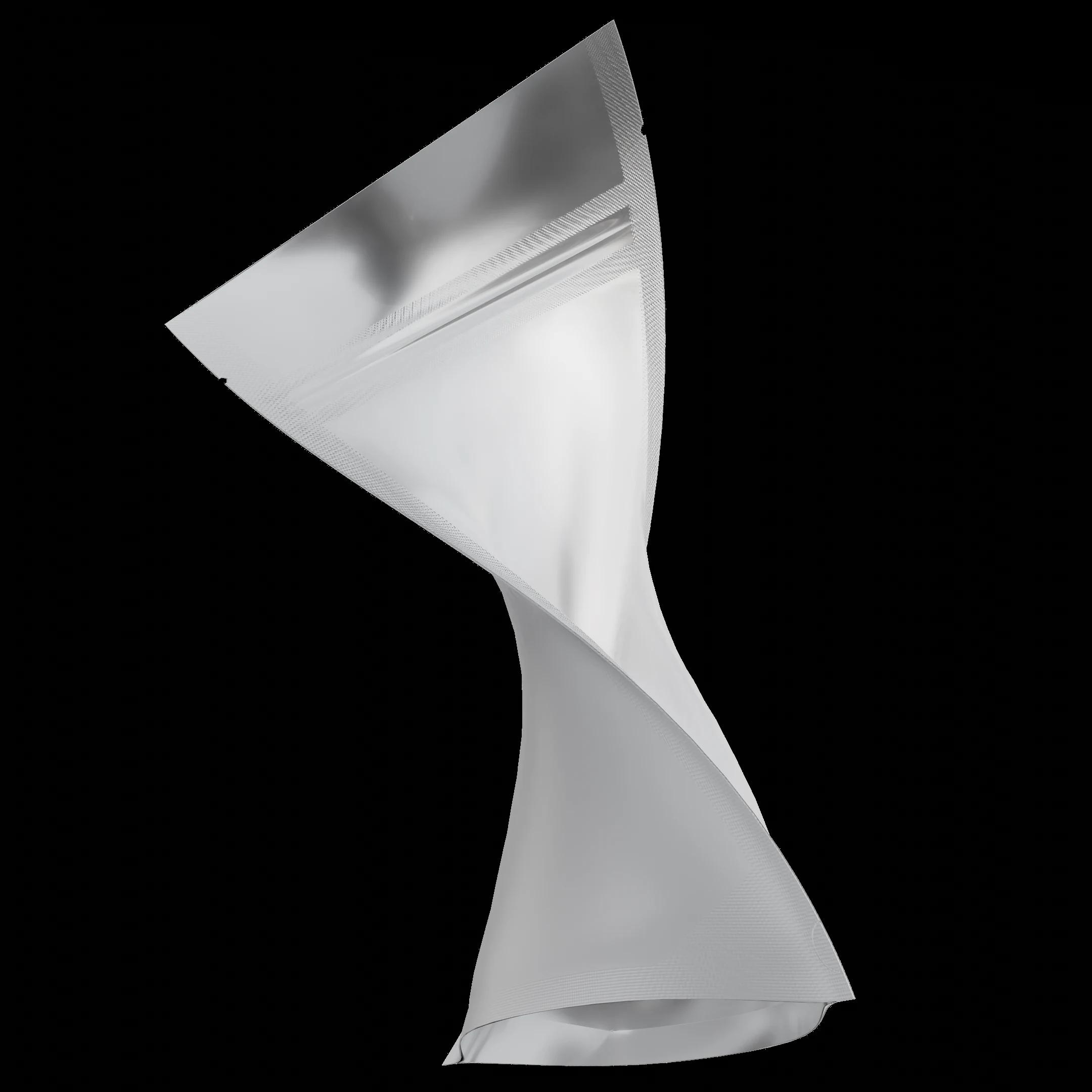 1/4 oz Matte White/Clear, matte white/clear mylar bag