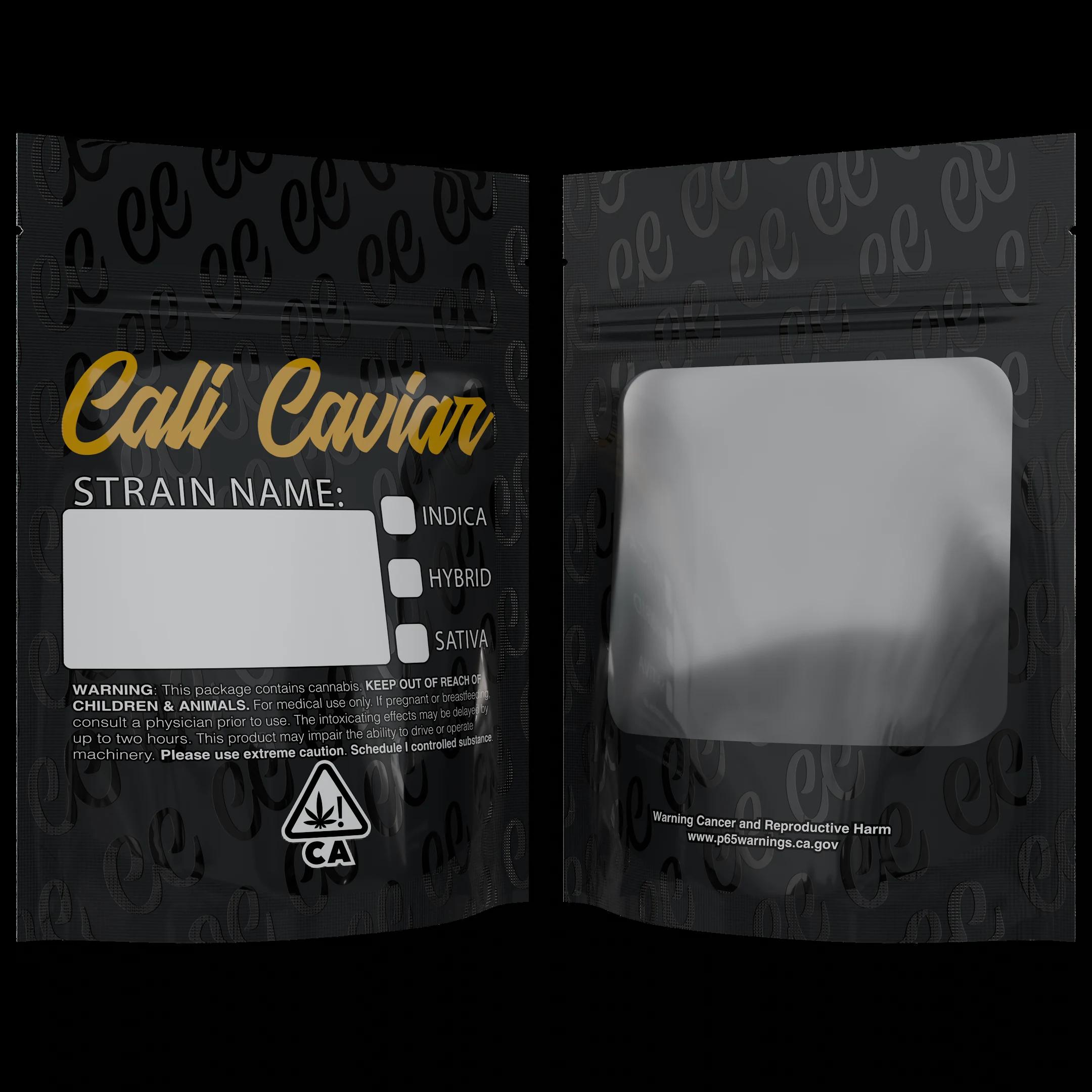 1/8 oz Cali Caviar, designer printed mylar bag