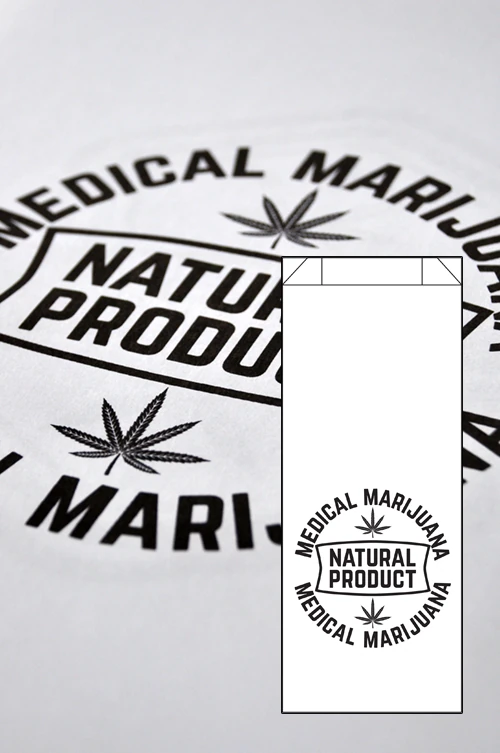 Dispensary Bag Design #11, paper bag