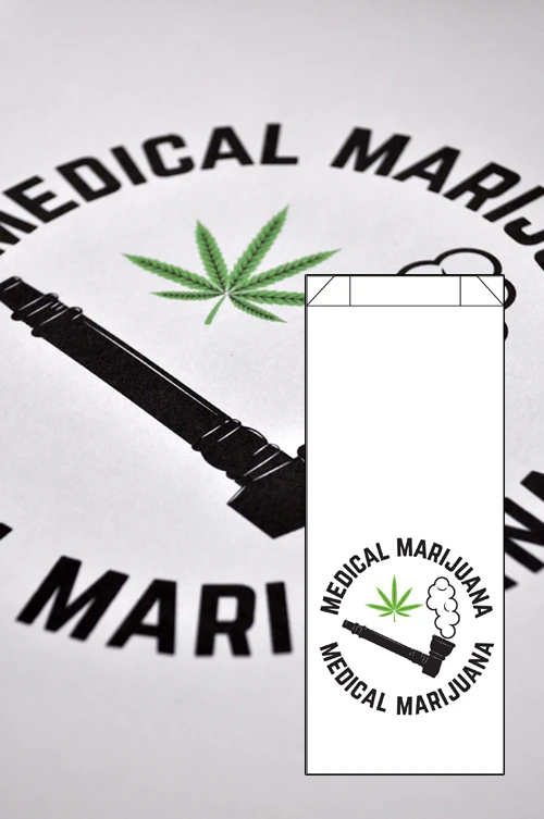 Dispensary Bag Design #17, paper bag